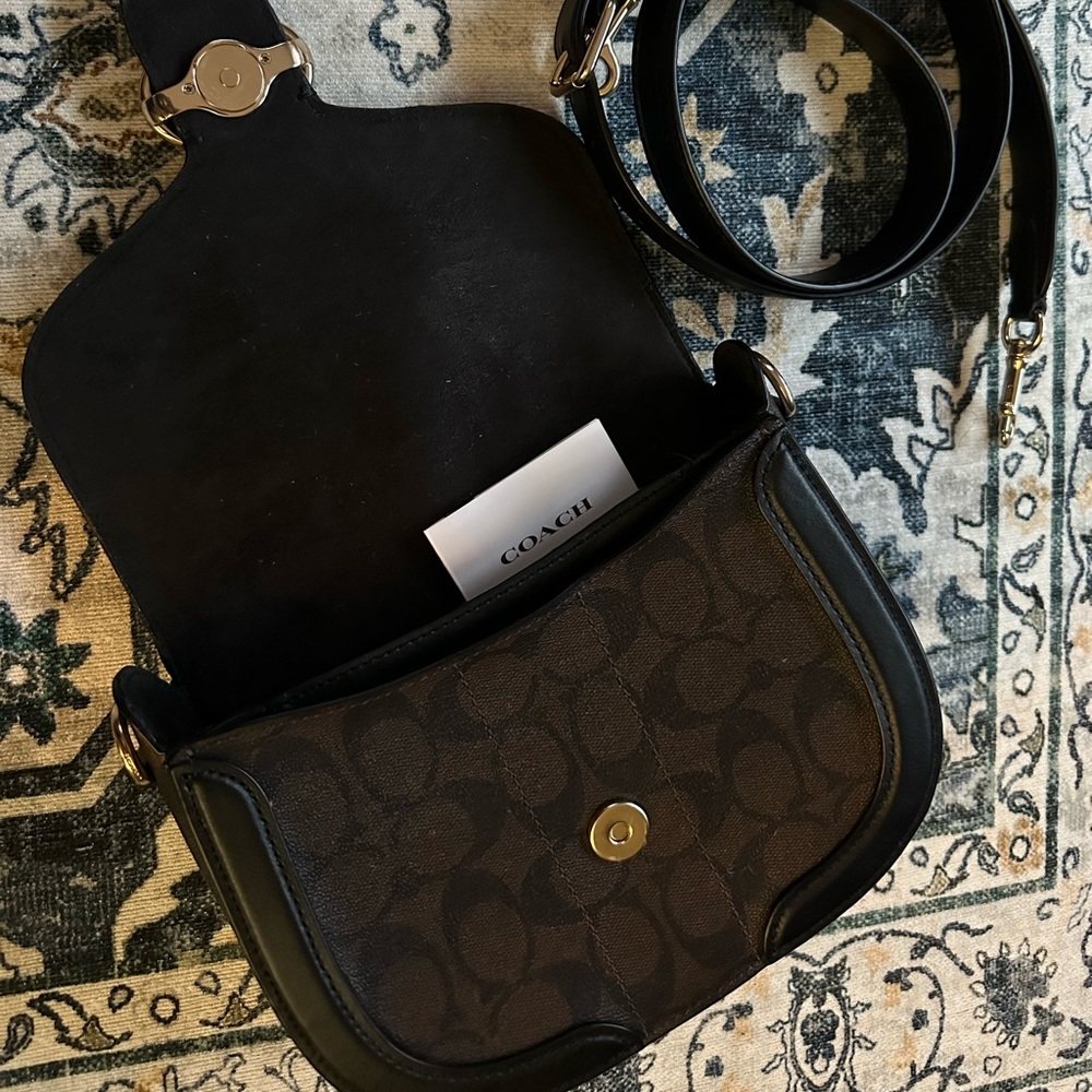 Coach Georgie Saddlebag Crossbody Purse